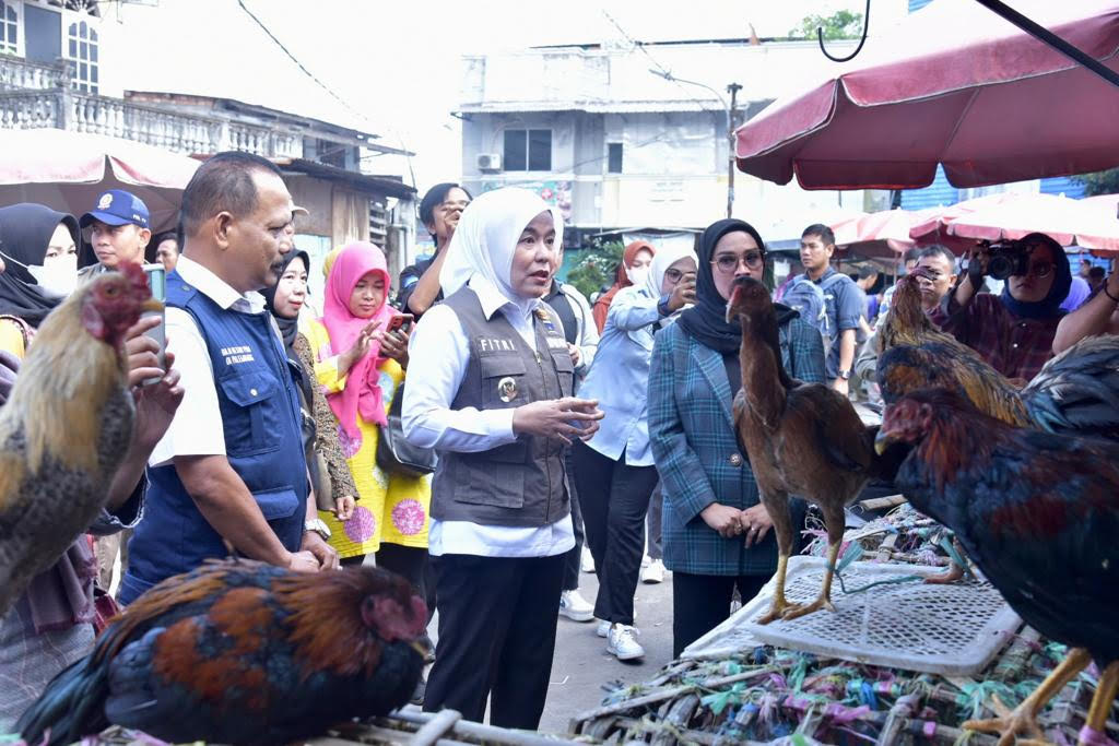 Jelang Ramadan, Wawako Palembang dan BPOM Sidak Pasar 26 Ilir 