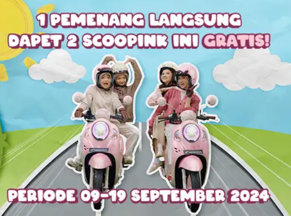 Gaes, AHM Umumkan Bagi-bagi Honda Scoopy Gratis! Ikuti Giveaway Scoopink Bestie Sekarang, Cek Link di Sini 