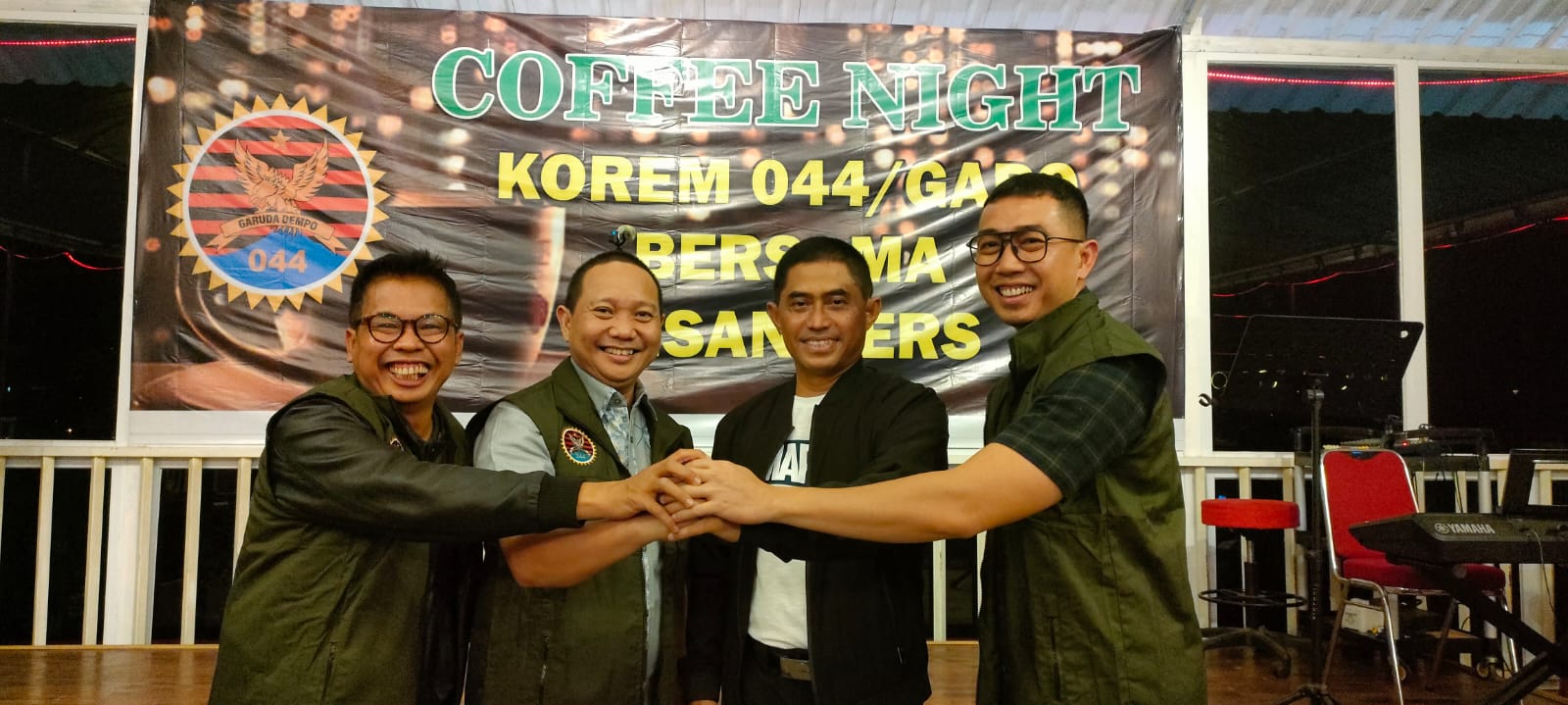 Coffee Night KOREM 044 Gapo Bersama Insan Media Sharing Teknologi Informasi dan Komunikasi