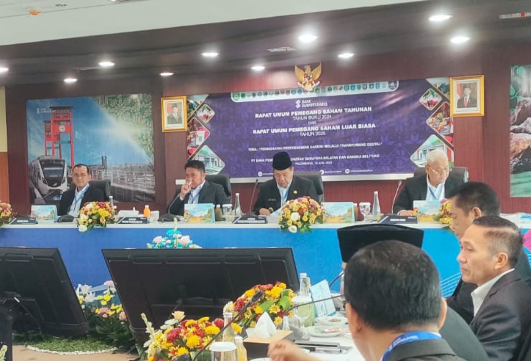 RUPS Tahun Buku 2024, Berikut Rasio Keuangan Bank Sumsel Babel, NPL 0,5 Persen dan LDR 87,77 Persen 