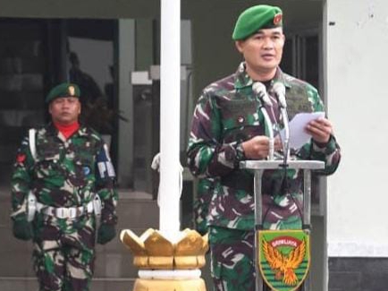 Kepala Staf Korem 044 Gapo Bacakan 6 Amanat Panglima TNI AL 