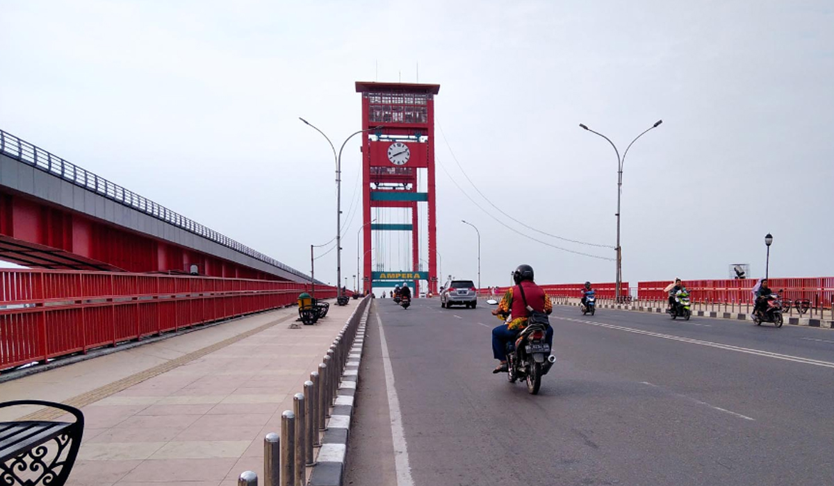 Malam Tahun Baru Jembatan Ampera Palembang Ditutup, Ini Akses Alternatif Melintasi Sungai Musi