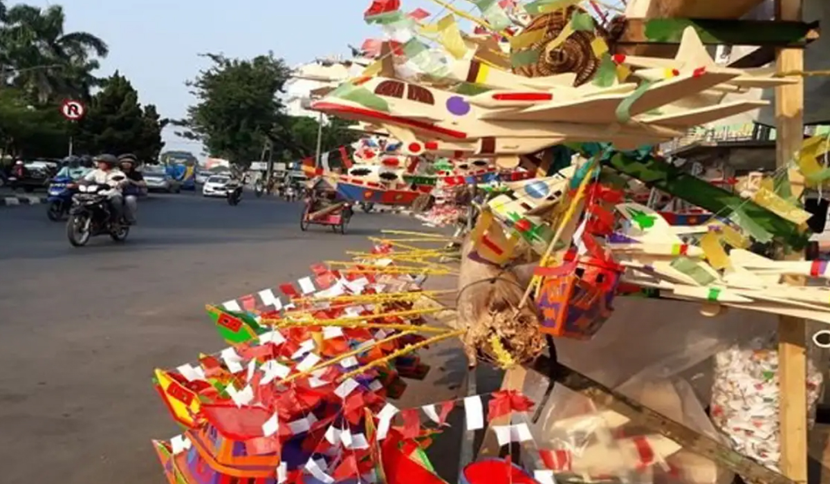 Bukan Sekedar Mainan, Telok Abang Jadi Tradisi di Palembang Jelang HUT RI 17 Agustus 