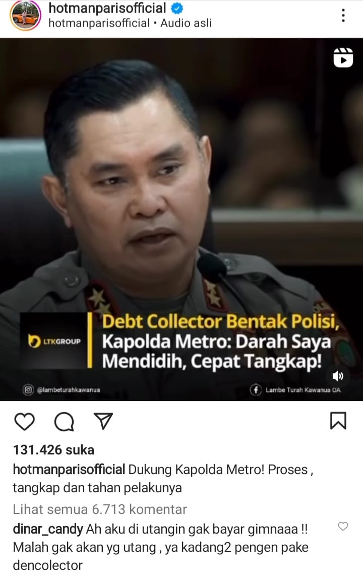 Hotman Paris Dukung Kapolda Metro Jaya Bersihkan Premanisme di Jakarta