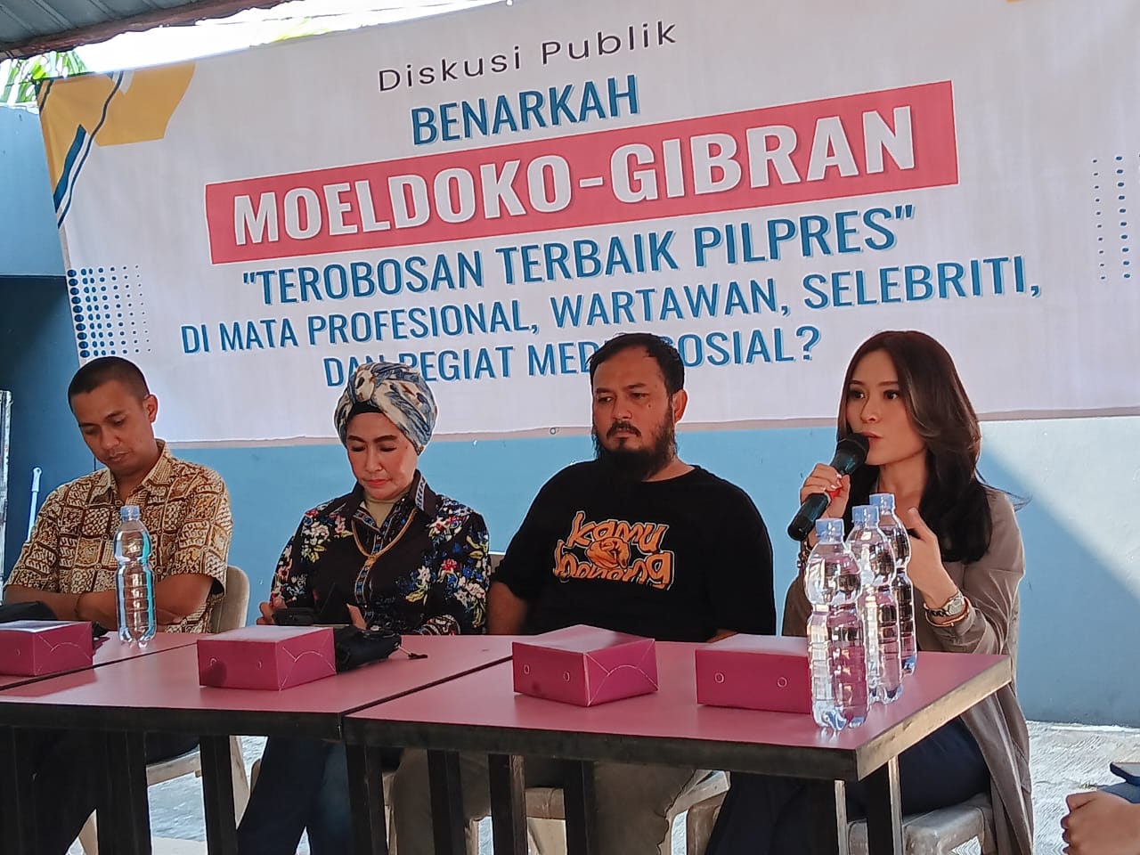 Kalangan Wartawan, Selebriti dan Pegiat Media Sosial Gelar Diskusi Pilpres