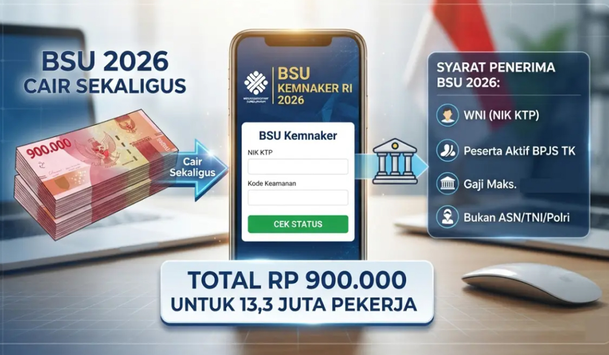 Awas Banyak Link Palsu Cek BSU Kemnaker 2026, Yuk Kenali Tautan Resminya Berikut