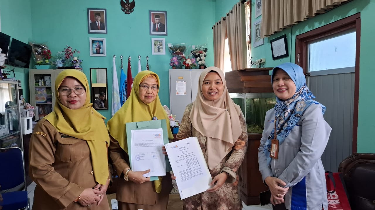 Perpustakaan UBD Lakukan MoU dengan SMAN 2 Prabumulih