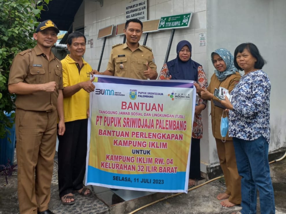 Peduli Pengendalian Perubahan Iklim, Pusri Berkomitmen Bina 15 Kampung Proklim