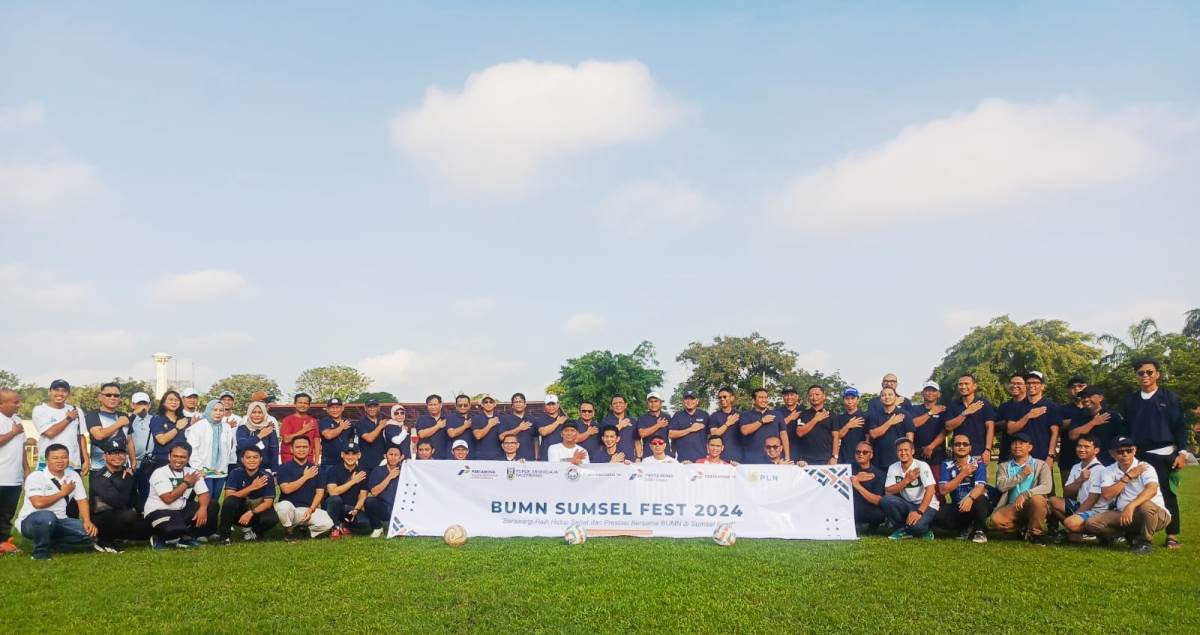Tingkatkan Sinergi melalui Olahraga, BUMN se-Kota Palembang Selenggarakan BUMN Sumsel Fest 2024