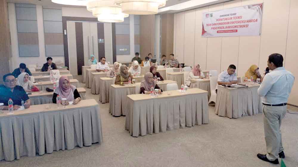DPW IFPI Sumsel Gelar Bimtek Perhitungan Teknis TKDN dan Pemberian Preferensi Harga Pekerjaan Konstruksi
