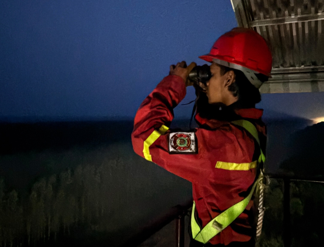 Menara Api 32 Meter Pantau Karhutla 24 Jam di Musi Banyuasin