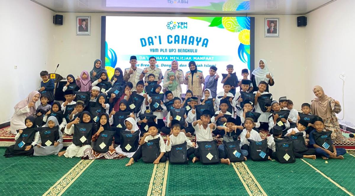 'Dai Cahaya' Hadiah Harapan YBM PLN untuk Anak-Anak Bengkulu