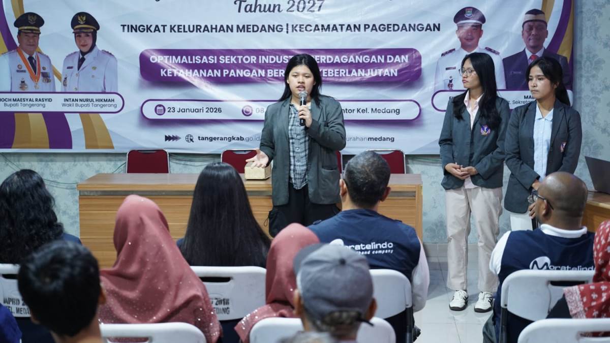 Oxygrants Moratelindo Dorong Pemberdayaan Digital Masyarakat di Kelurahan Medang-Tangerang