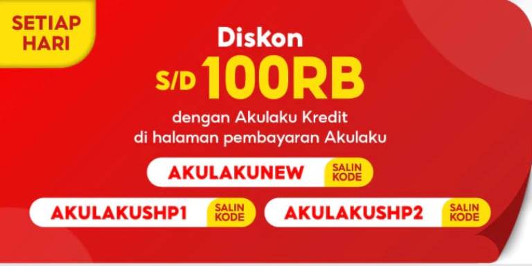 Belanja Pakai Akulaku Paylater di Shopee Otomatis Diskon Rp 100 Ribu, Cek di Sini Kode Vouchernya Sekarang