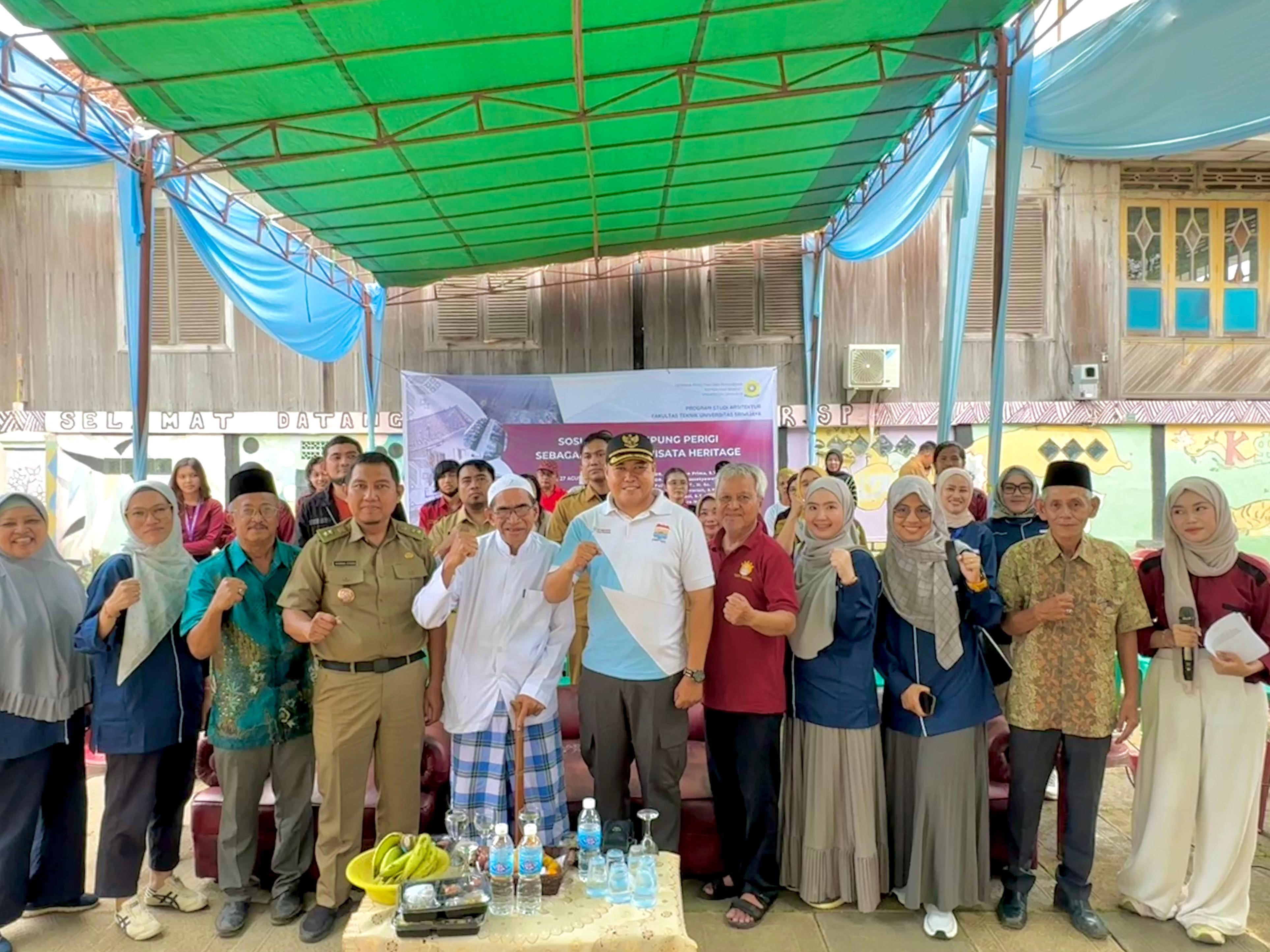 Prodi Arsitektur Unsri Kenalkan Eksistensi Kampung Perigi sebagai Heritage Palembang