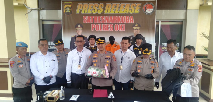 Kurir Bawa 4,3 Kg Sabu dari Palembang ke OKI Diupah Rp 800 Ribu