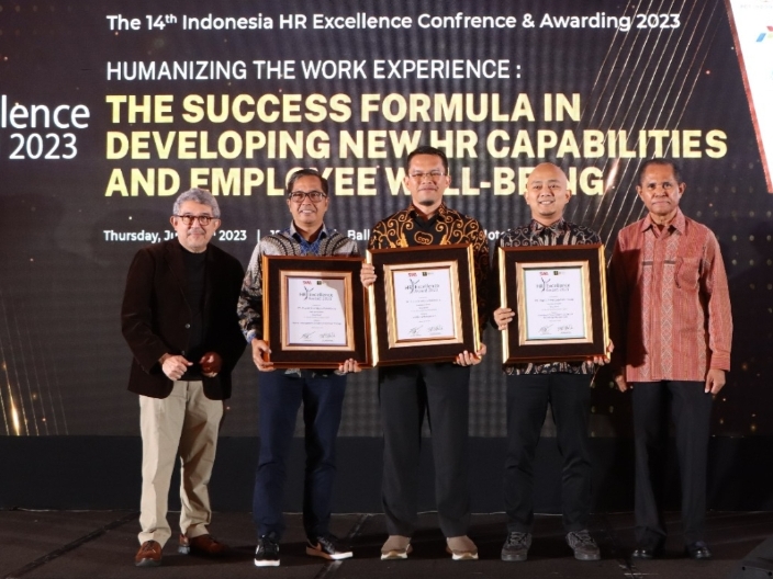 Ciptakan SDM Unggul, Pusri Raih Penghargaan HR Excellence Award 2023