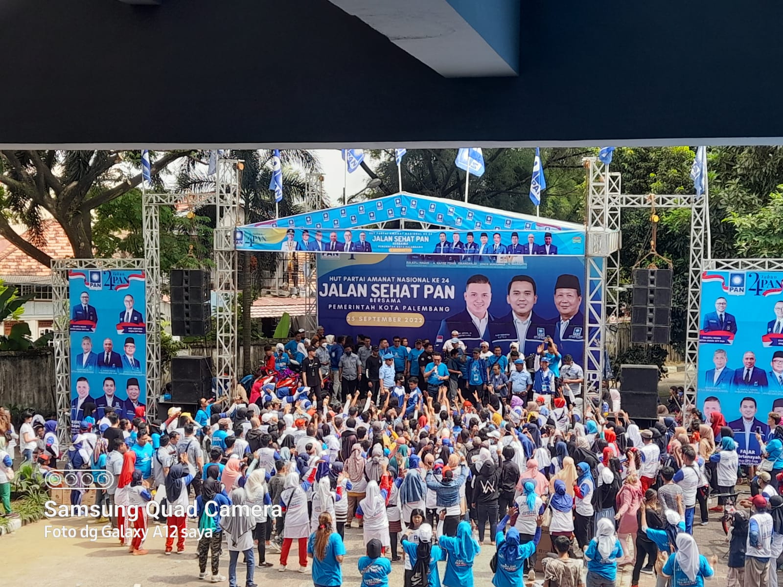 Jalan Santai Dihadiri Ribuan Masyarakat, PAN  Palembang Optimis Menang Pilwako 