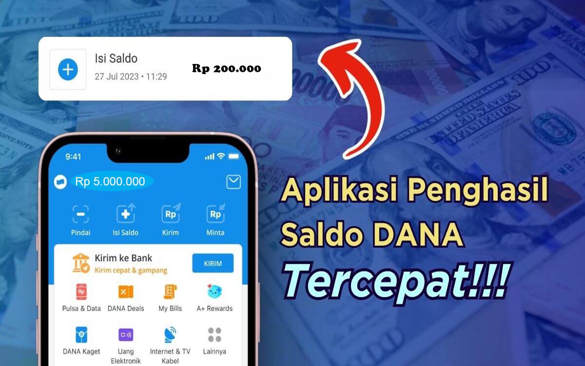 Aplikasi Penghasil Saldo DANA Tercepat, Main 20 Menit Bisa Cuan Rp200 Ribu