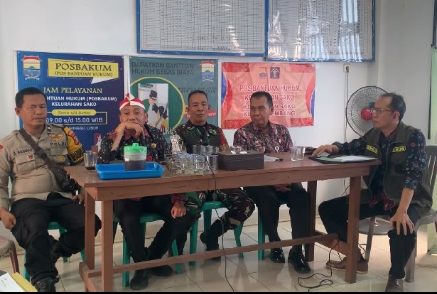Posbankum Kemenkum Sumsel Kecamatan Sako Selesaikan Mediasi Sengketa Warga dan Developer