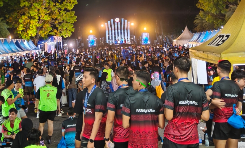 Wujudkan Pola Hidup Sehat, BSB Night Run 2025 Diikuti 2.200 Peserta, Bakal Jadi Agenda Tahunan