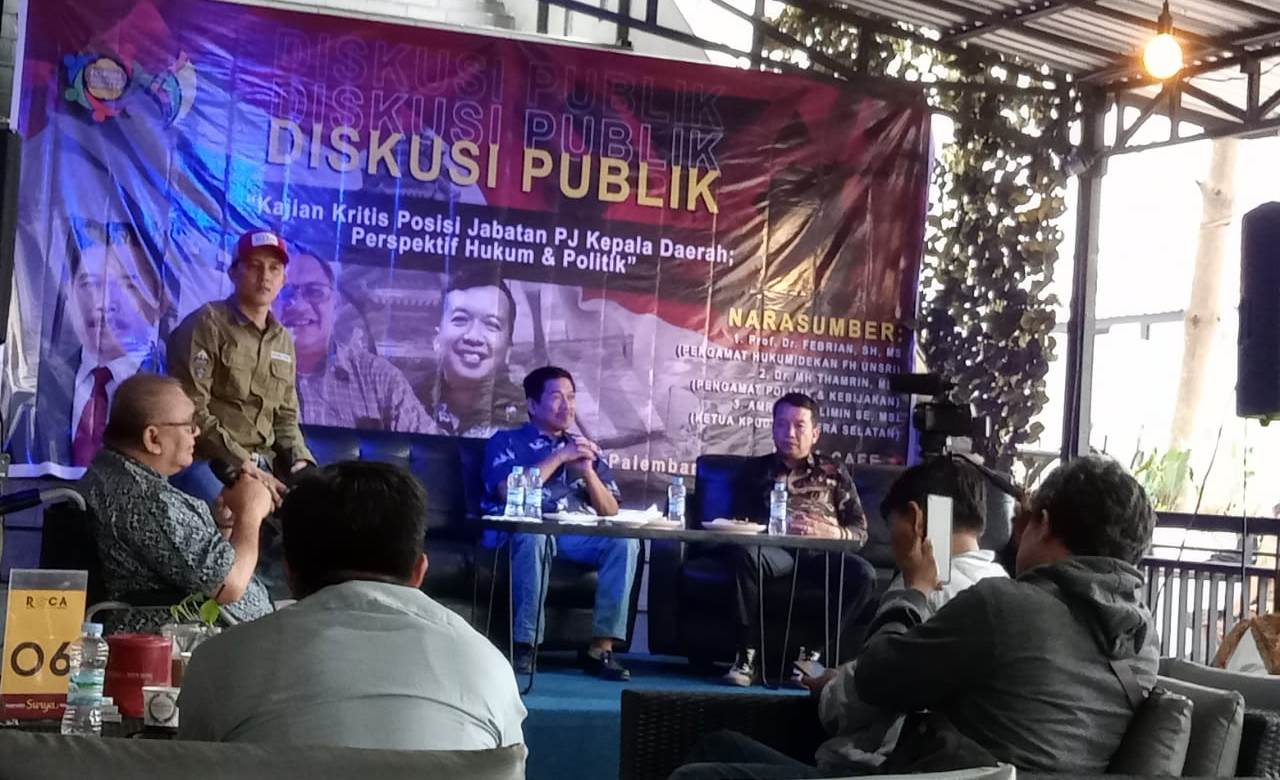 Fordes dan FJP Gelar Diskusi, Ajak Masyarakat Pantau Kinerja Pj Kepala Daerah di Sumsel