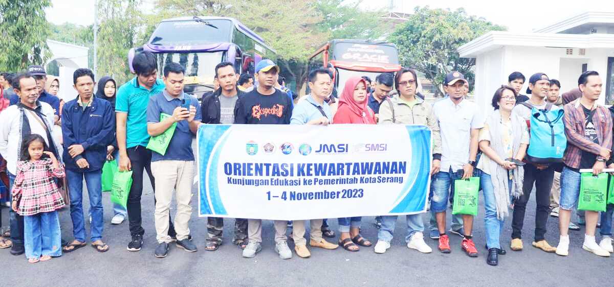 Kunjungan Orientasi ke Kota Serang, Wartawan di Kota Prabumulih Harus Jaga Ini