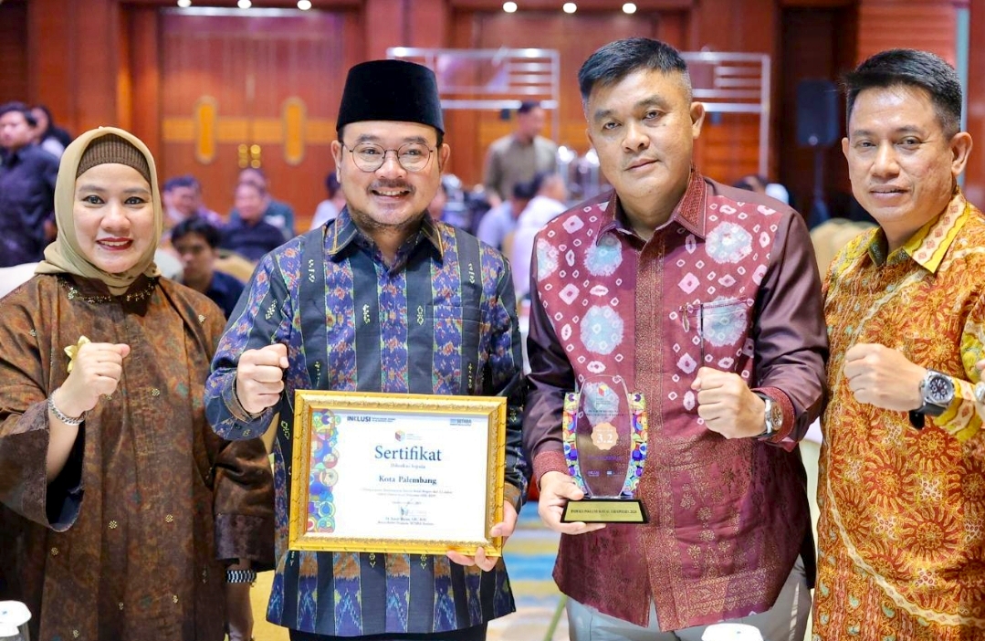 Mantap, Pemkot Palembang Sukses Raih Penghargaan Pioner Pembangunan Inklusi Sosial dari Setara Institute