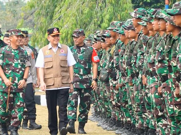Ratusan Pasukan TNI Lampung Bantu Tangani Karhutla Sumsel, Ini Perintah Panglima