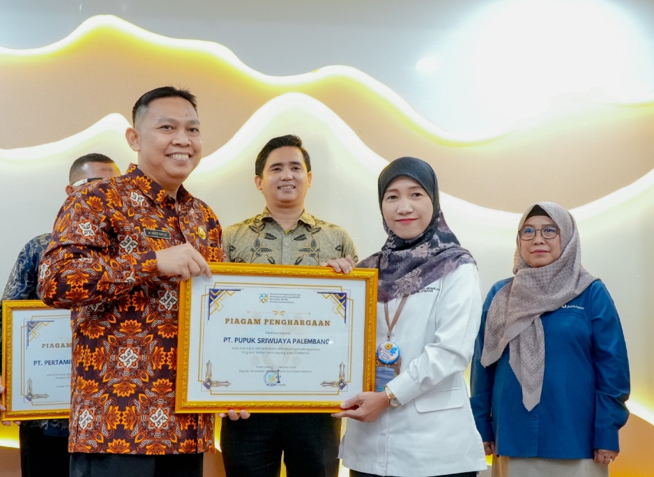Pusri Terima Apresiasi Atas Dukungan Penyelenggaraan Program Tamasya dari BKKBN Sumsel 