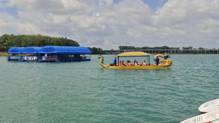 Libur Nataru di Danau Biru Kabupaten Ogan Ilir Bisa Jadi Pilihan Destinasi Wisata Baru