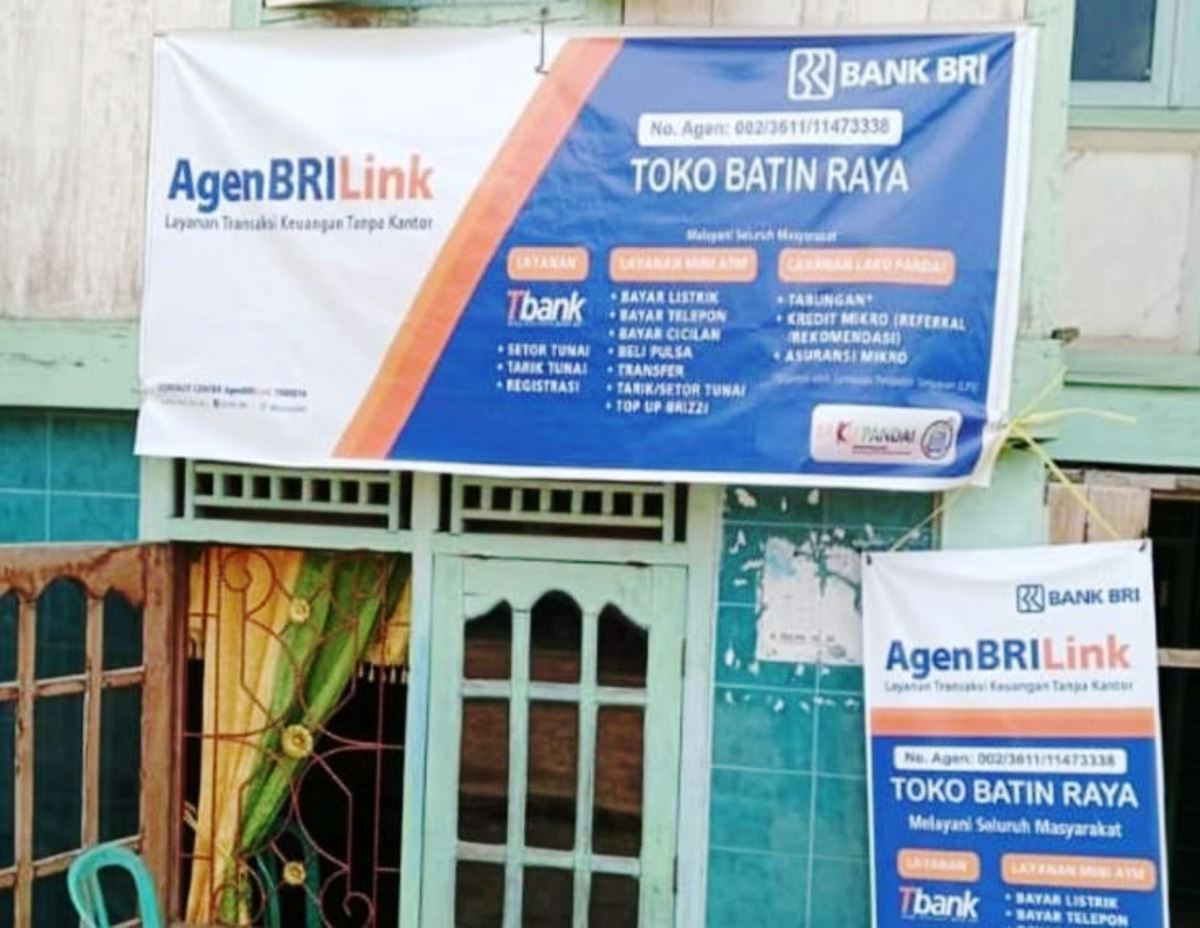 Bantu Pencairan dan PKH, Brilink Bating Raya Talang Pangeran Layani Pencairan Jemput Bola