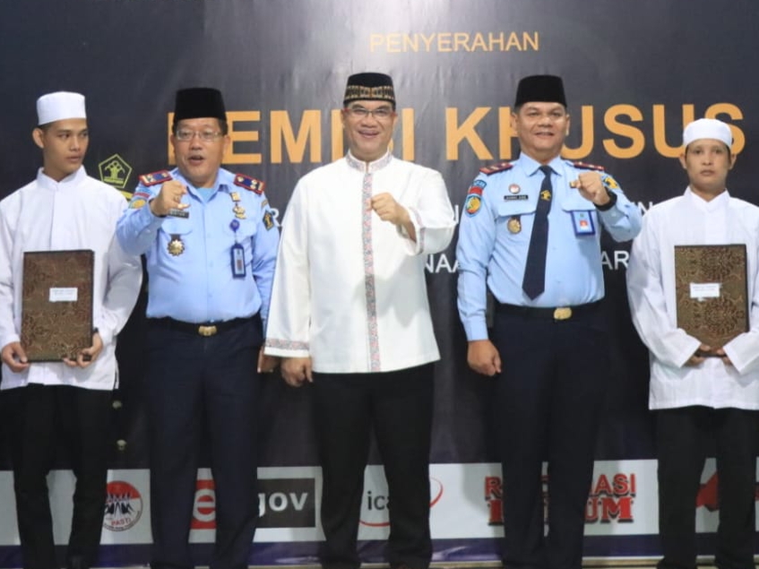 9.561 Narapidana dan Anak Didik Diberi Remisi dari Kemenkumham Sumsel di Hari Lebaran