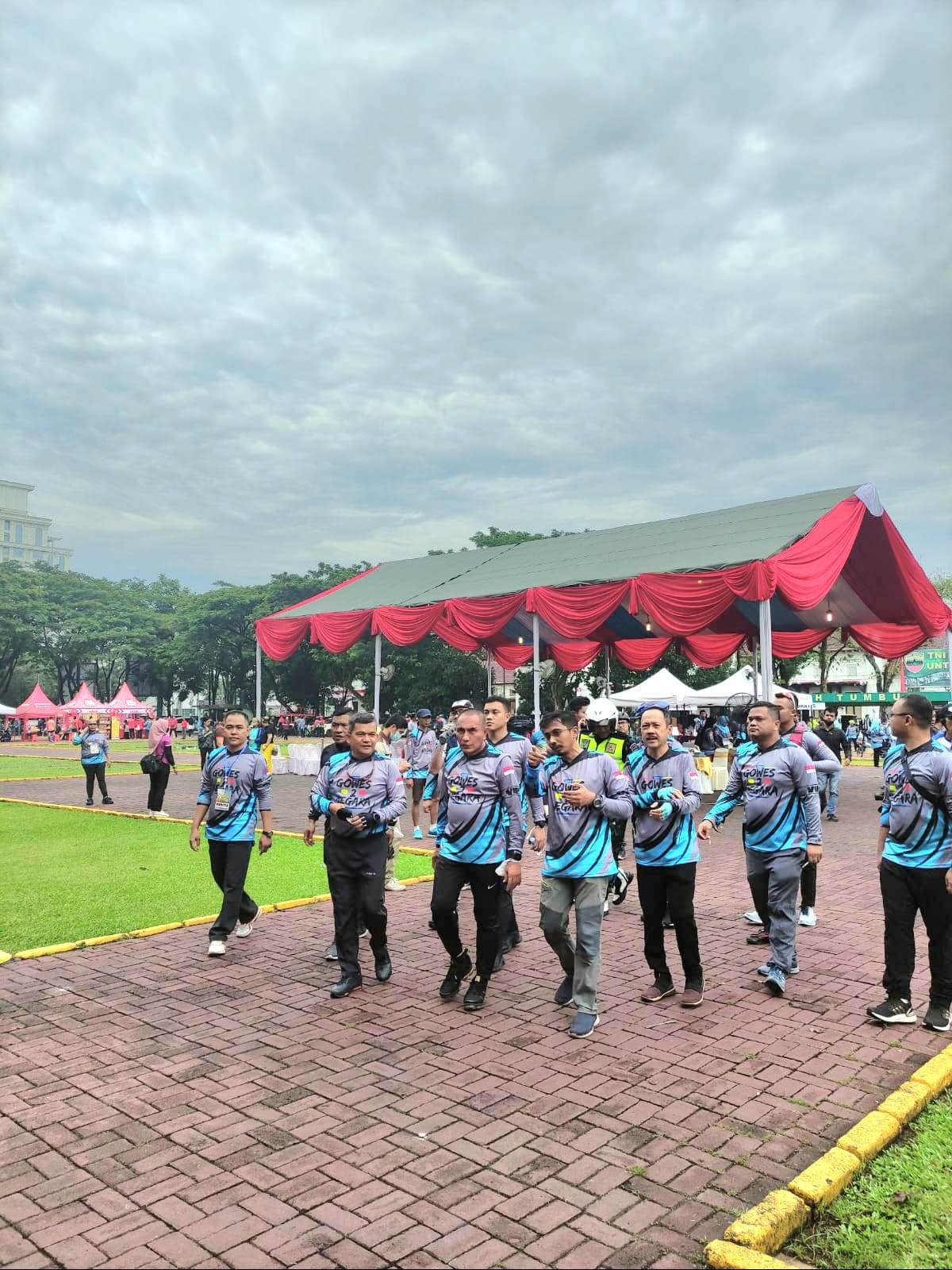 Program Gowes Dua Negara di Medan