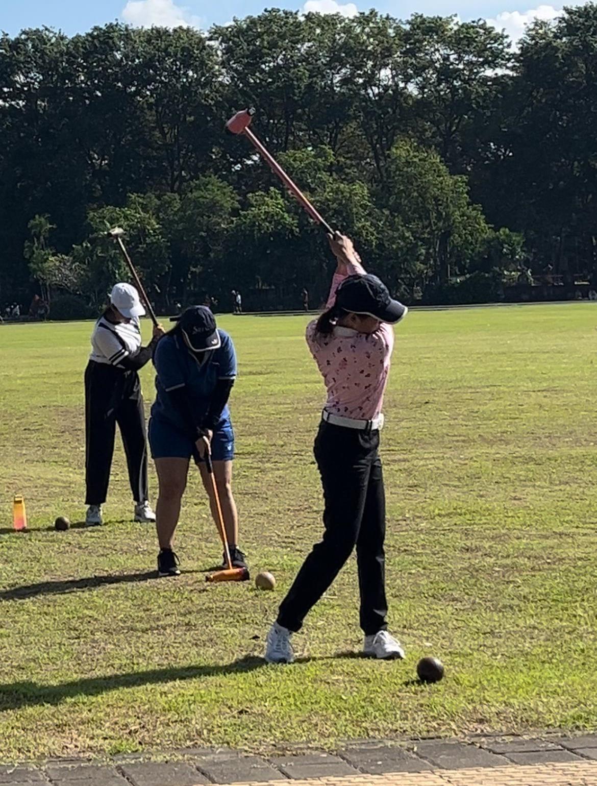 Persiapan Seleknas, Dua Atlet Putri Woodball TC di Kota Denpasar Bali dengan Biaya Mandiri