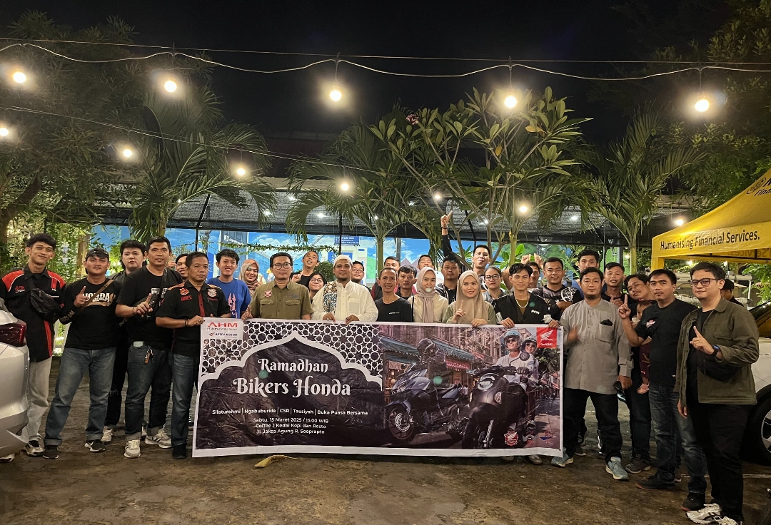 Astra Motor Sumsel Ramadhan Bikers Honda, Gelar City Rolling, Silaturahmi ke Panti Asuhan hingga Bagi Takjil