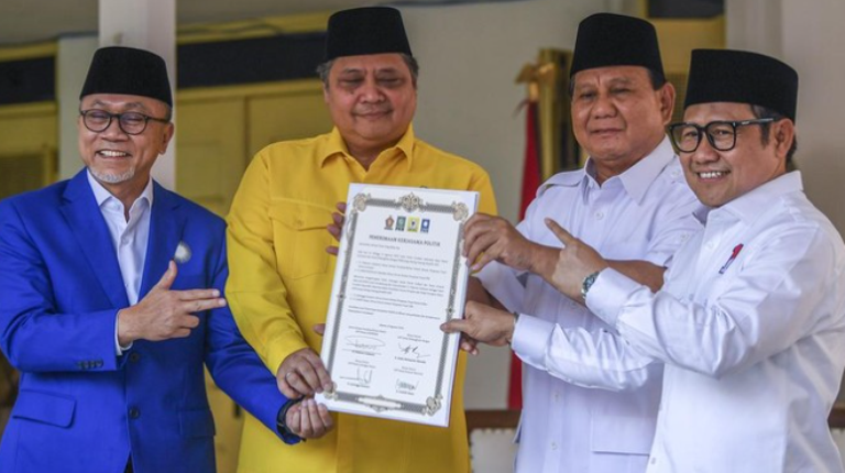 Resmi, Golkar, PAN dan PKB Dukung Ketum Gerindra Prabowo Subianto di Pilpres 2024