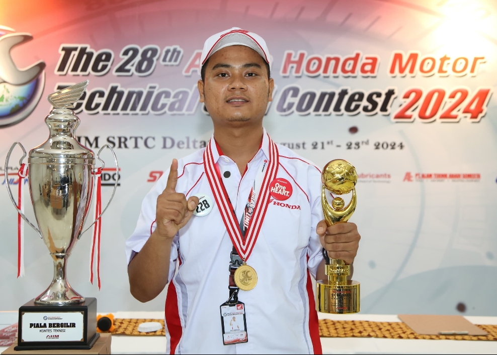 4 Jenis Pelatihan Khusus Rikki Gustiawan, Pria Asal Palembang Raih Juara 1 Kategori Teknisi AHM-TSC 2024