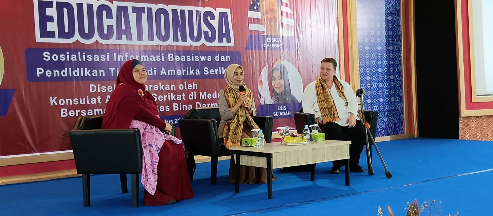 Sosialisasi Terkait  Pendidikan Tinggi di USA Sekaligus Tips Mendapatkan Beasiswa Digelar di UBD