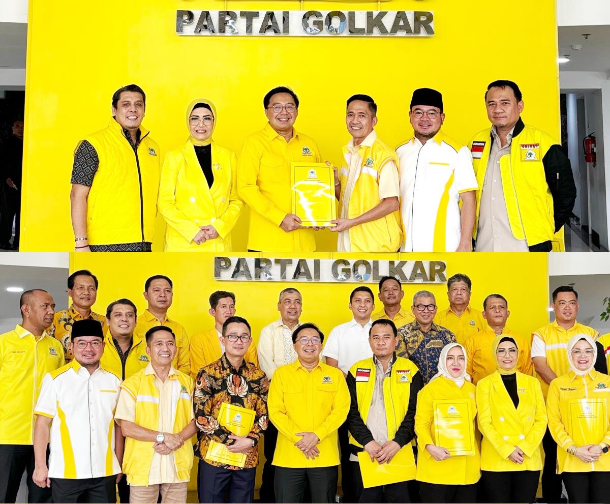 Makin Jos, Pasangan Ratu Dewa Prima Salam Kembali Dapat Dukungan Golkar di Pilkada Palembang