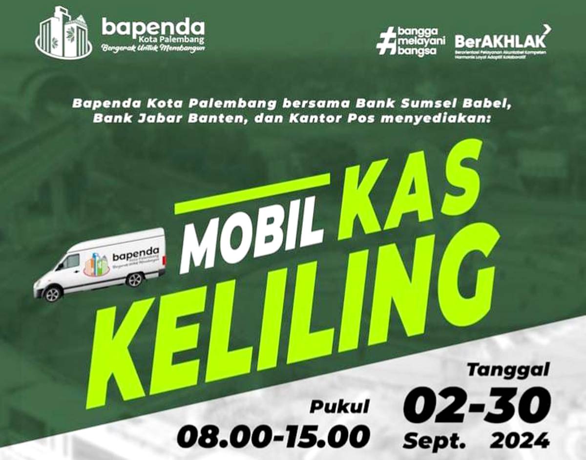 Permudah Pembayaran PBB, Berikut Jadwal dan Lokasi Mobil Kas Keliling Bapenda Palembang 