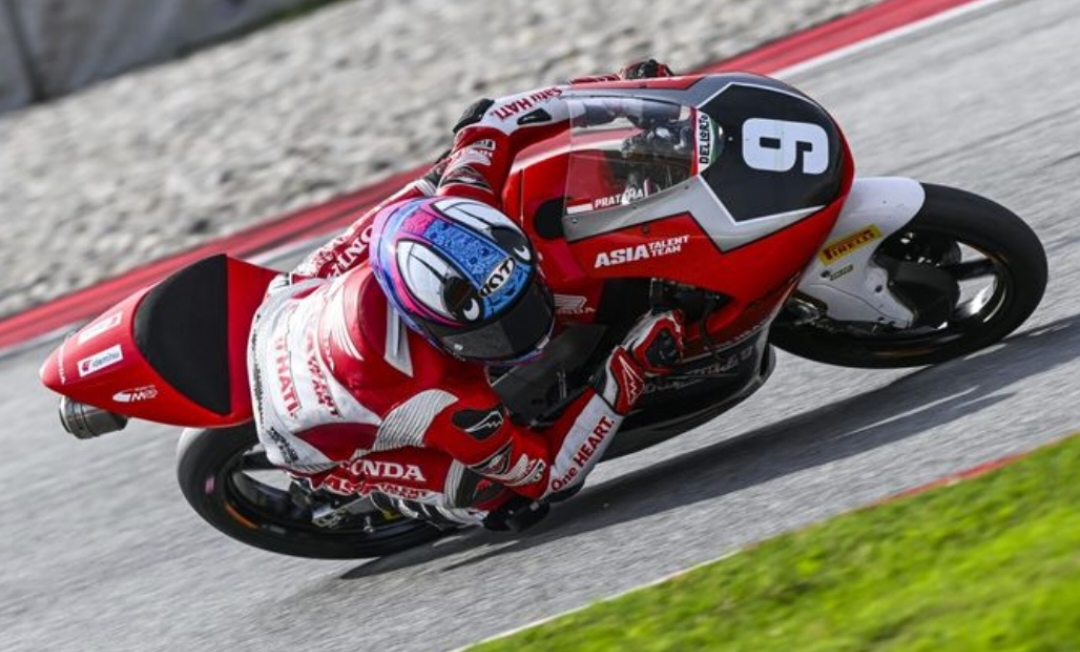Veda Ega Pratama Target Peringkat 10 Besar Moto3 2026, Pebalap Binaan AHM Bakal Perbaiki Catatan Waktu  