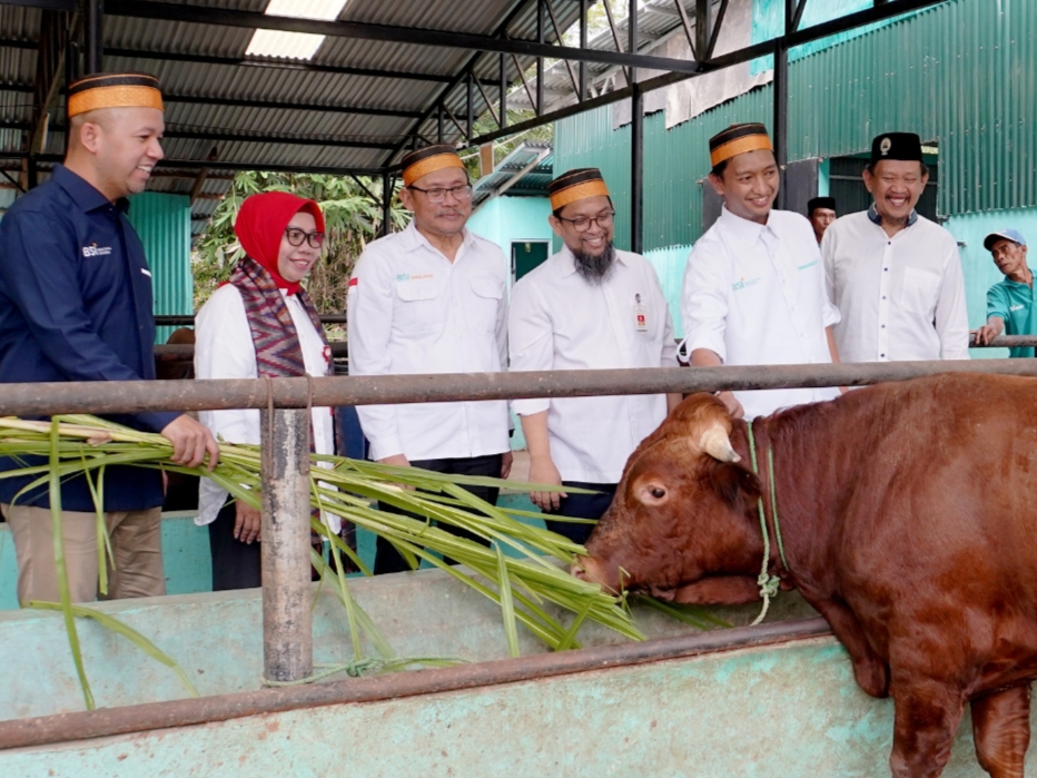 BSI Dukung Parangbanoa Angkat Potensi Peternakan Sapi Potong melalui Desa Binaan 