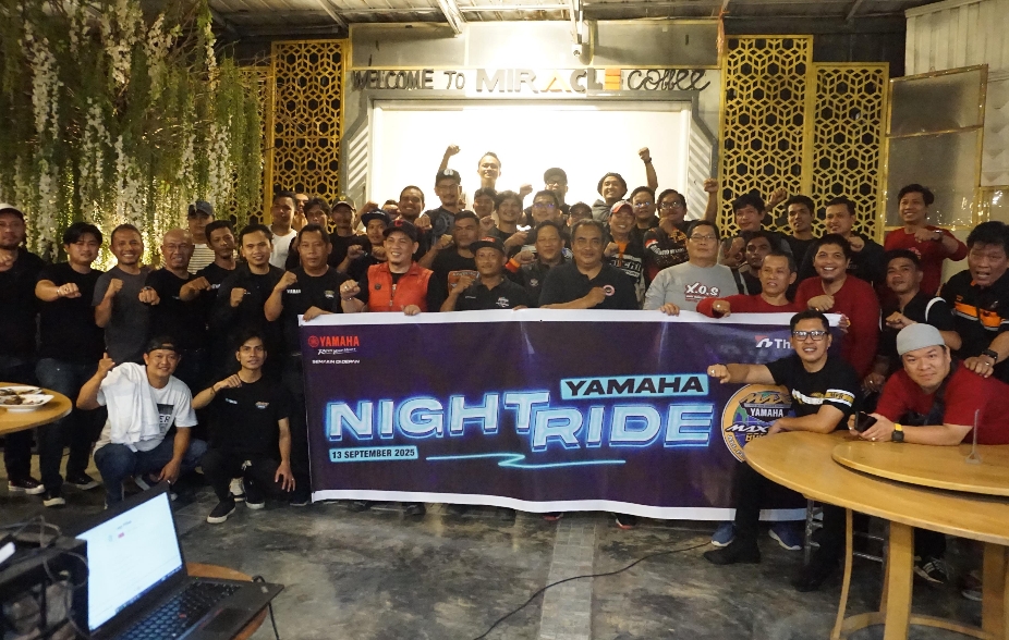 Night Ride Max Series Bersatu, Komunitas Maxi Yamaha Palembang Hadir, Rute dan Rangkaian Keseruannya 