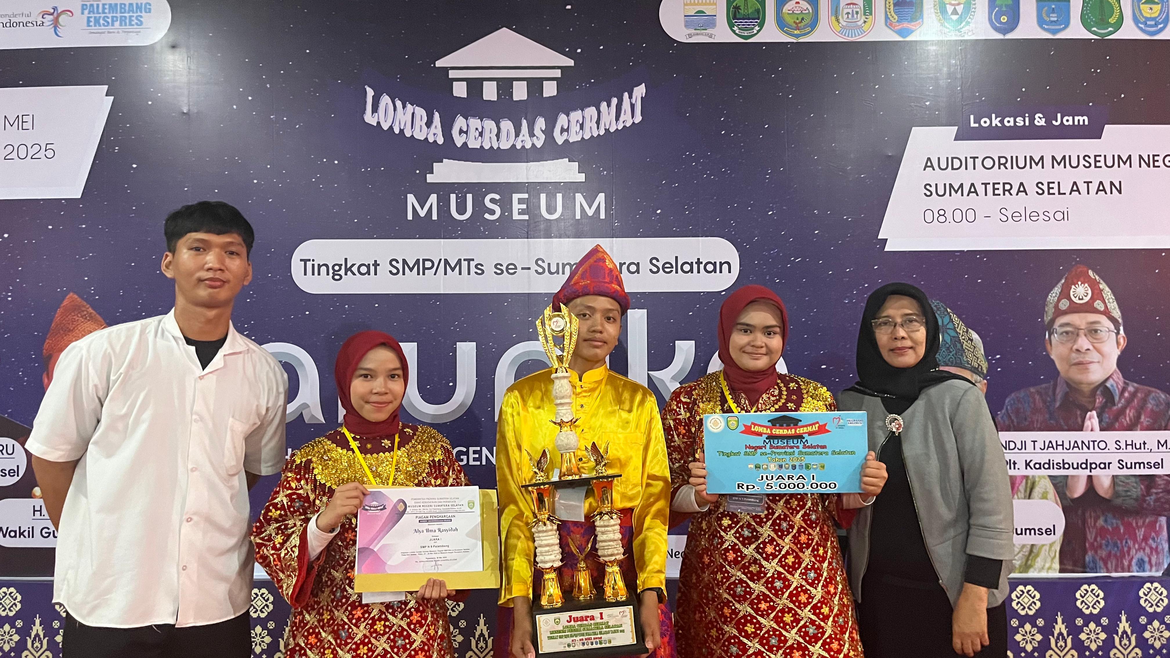 SMP Negeri 9 Palembang Lolos ke  LCCM 2025 Tingkat Nasional Mewakili Provinsi Sumsel
