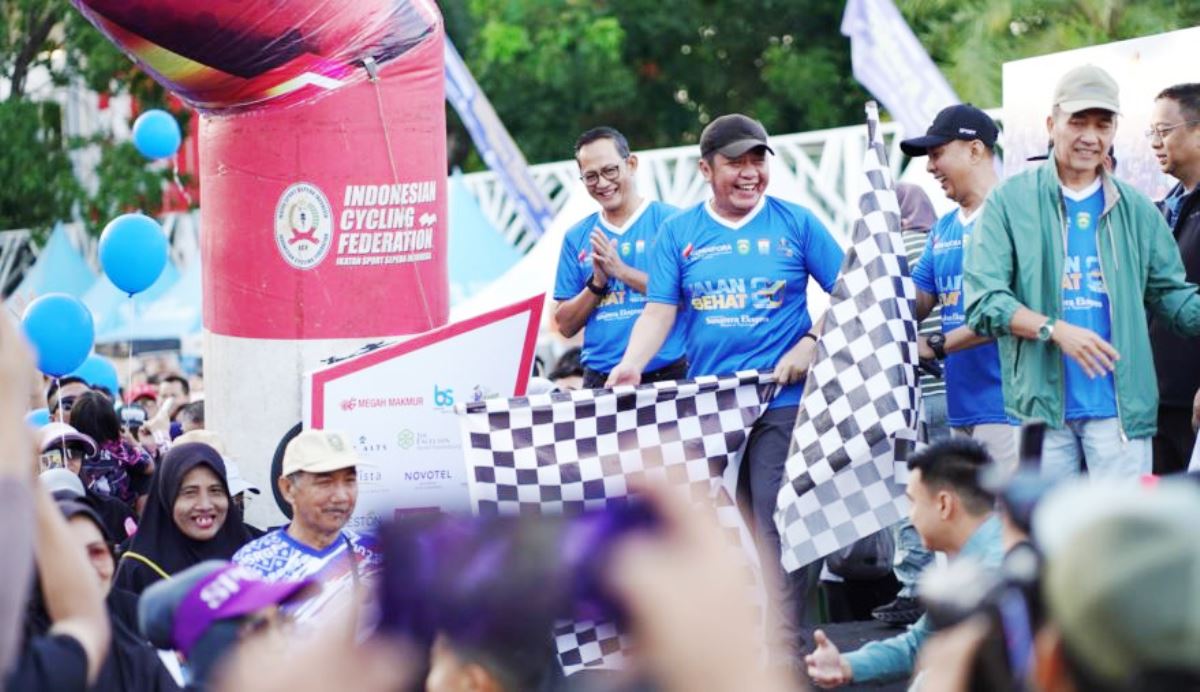 Meriahkan HUT Sumatera Ekspres ke-30, Gubernur Herman Deru: Jalan Sehat Jadi Ajang Silaturahmi dan Hidup Sehat