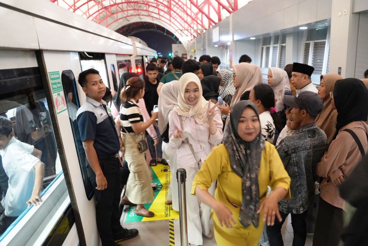 Tutup Tahun 2024, LRT Sumsel Lampaui Target Okupansi Penumpang 