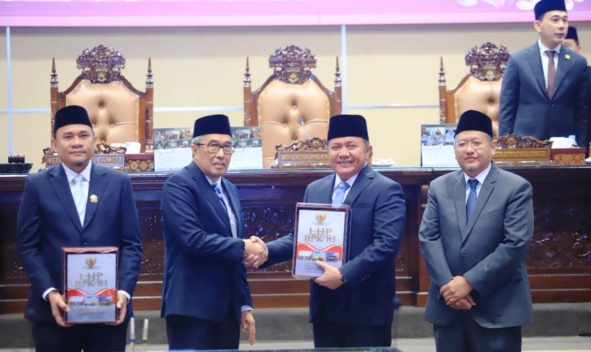 Herman Deru Tegaskan Komitmen Transparansi, Sumsel Kembali Raih Opini WTP dari BPK RI