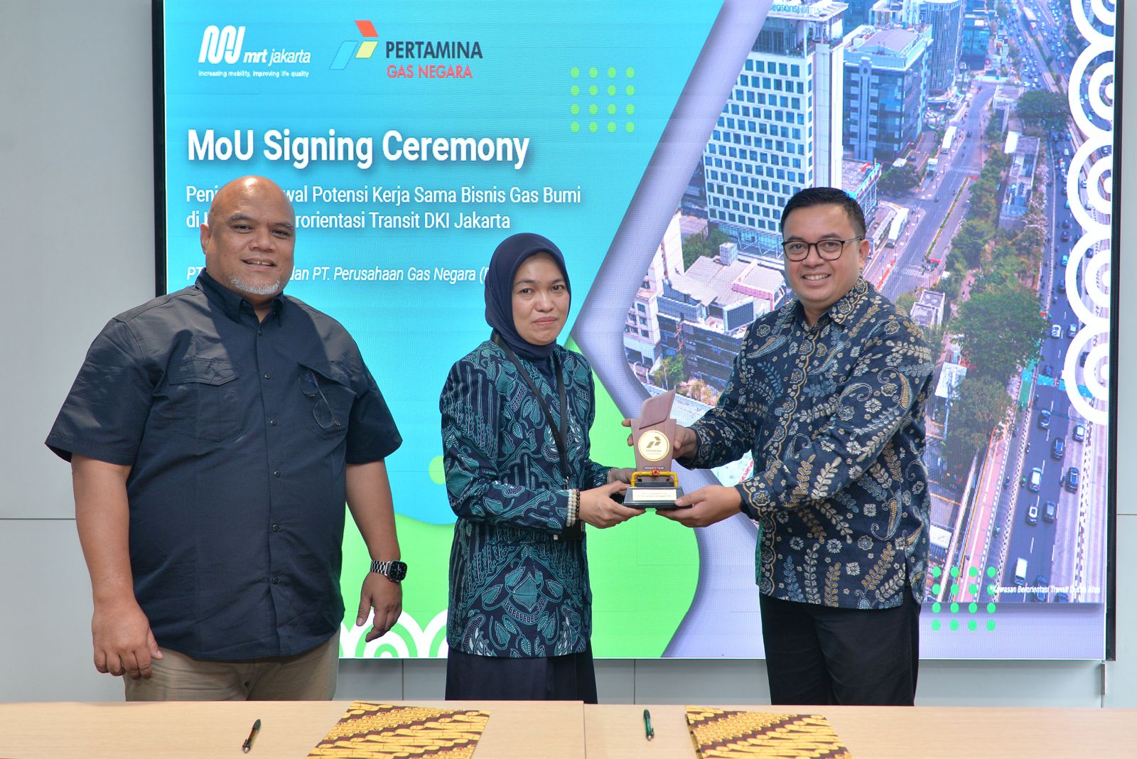 PGN dan MRT Kolaborasi Pengembangan Jaringan Gas Bumi di Kawasan Berorientasi Transit MRT DKI Jakarta