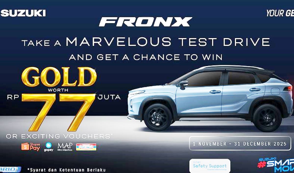 Daftar Pemenang Test Drive Fronx Gold 77 Periode November – Desember 2025, Unduh di Sini 